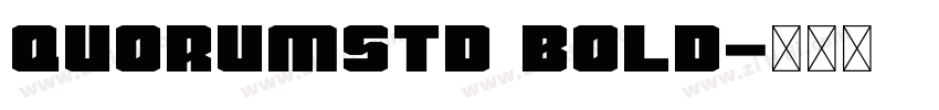 quorumstd bold字体转换 quorumstd bold字体转换